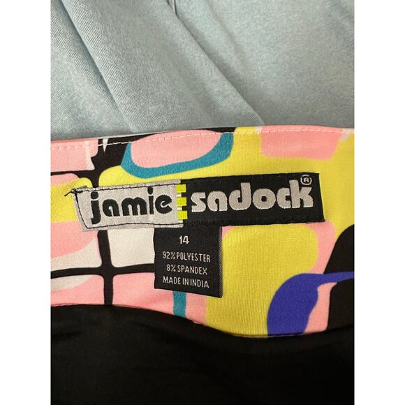 Jamie Sadock Pink Print Skort 14 Golf Tennis Pickleball - Picture 8 of 12
